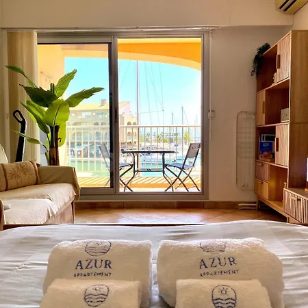 Azur Avec Vue Sur L'ile De Port Cros 아파트 *